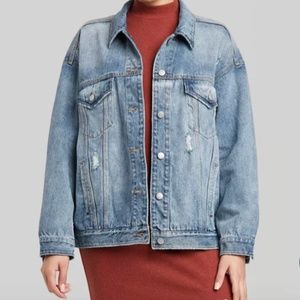Wild Fable distressed denim jacket